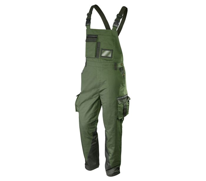 Ogrodniczki robocze camo olive rozmiar L