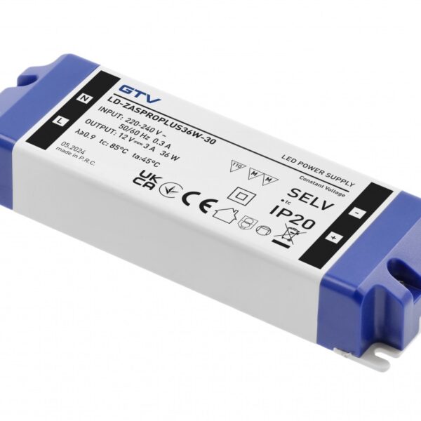 Zasilacz LED PRO 12V 36W 220-240V IP20