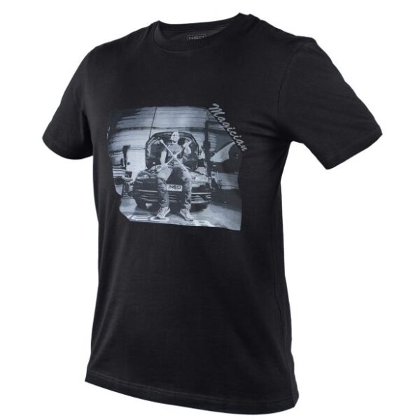 T-shirt z nadrukiem mechanik rozmiar M