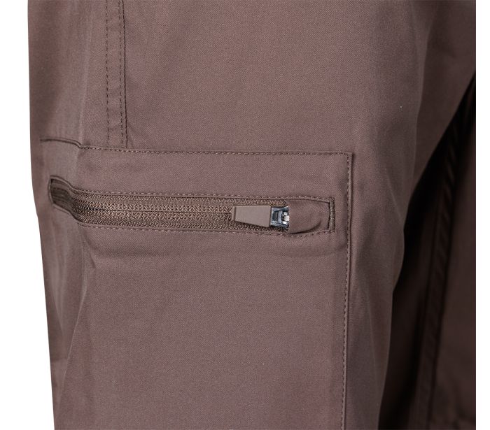 Spodnie robocze mix&match stretch brązowe rozmiar M