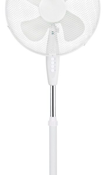 Wentylator podłogowy 40cm biały.