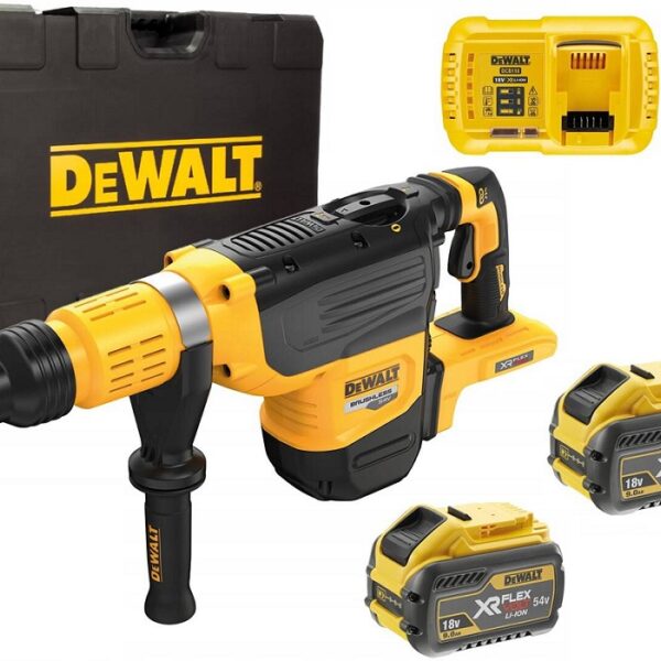 Młotowiertarka 54V XR flexvolt sds-max 52mm 2*9.0AH
