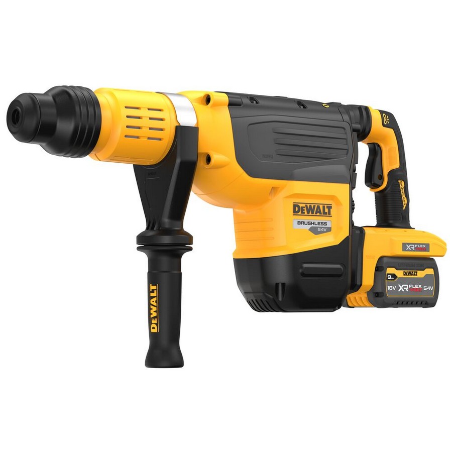 Młotowiertarka 54V XR flexvolt sds-max 52mm 2*9.0AH
