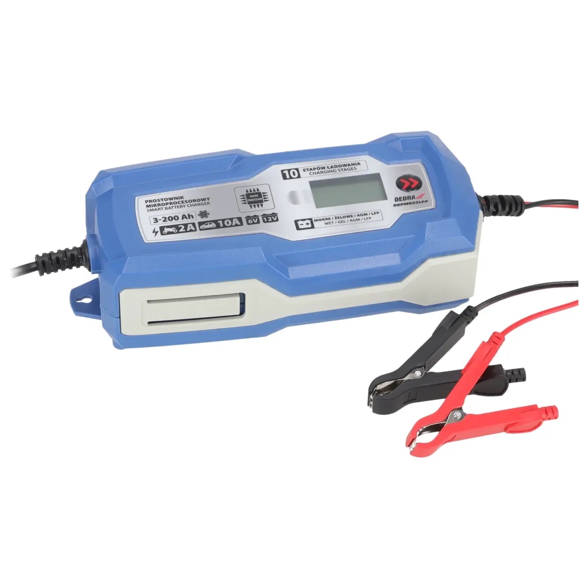 Prostownik inteligentny 10A 6/12V