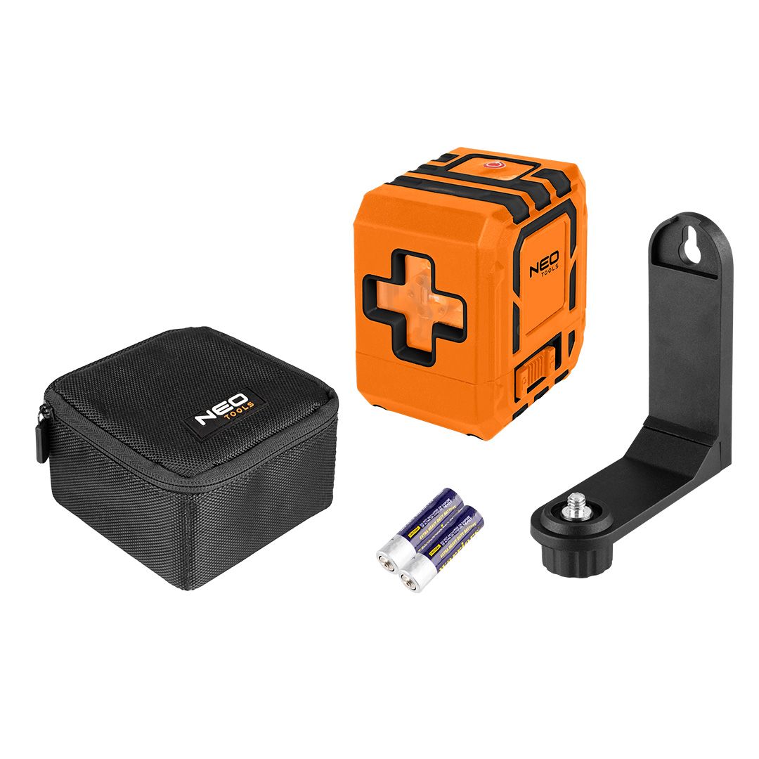 Laser krzyżowy 30M zielony uchwyt+etui