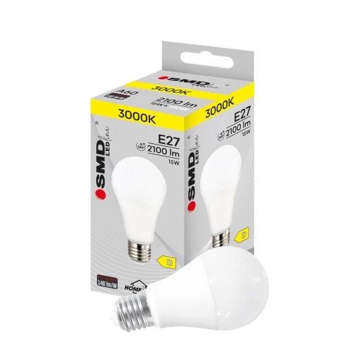 Żarówka E27 LED SMD 15W WW A60 homeline