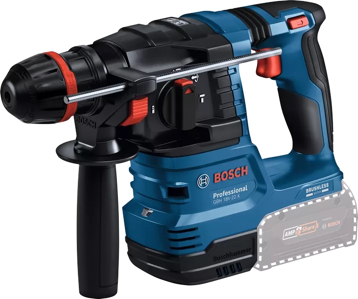 Młot udarowy obrotowy akumulatorowy SDS+ GBH 18V-22X 0*AH