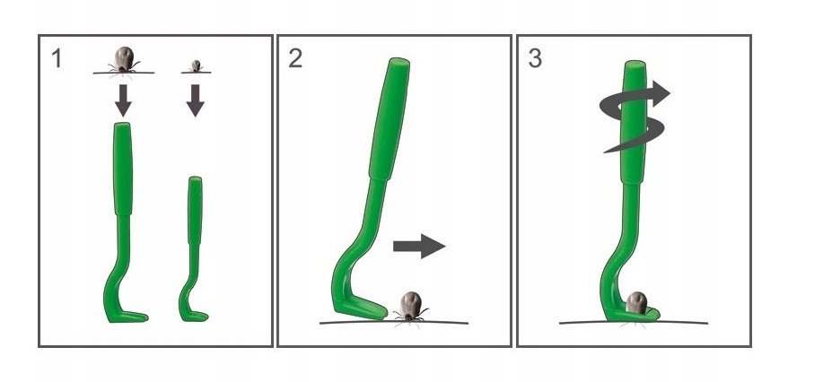 Pęseta na kleszcze tick twister