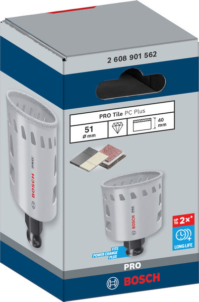 Piła otwornica PRO PRO tile PC plus 51 mm