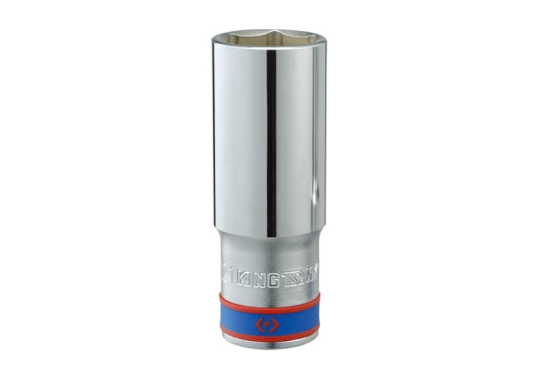 Nasadka długa 6-KĄTNA chromowana 1/2'' 41mm