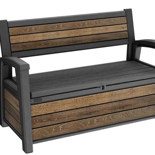 Skrzynia/ławka ogrodowa, tarasowa, deco bench, wallnut
