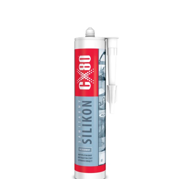 Silikon sanitarny neutralny bezbarwny 300ml