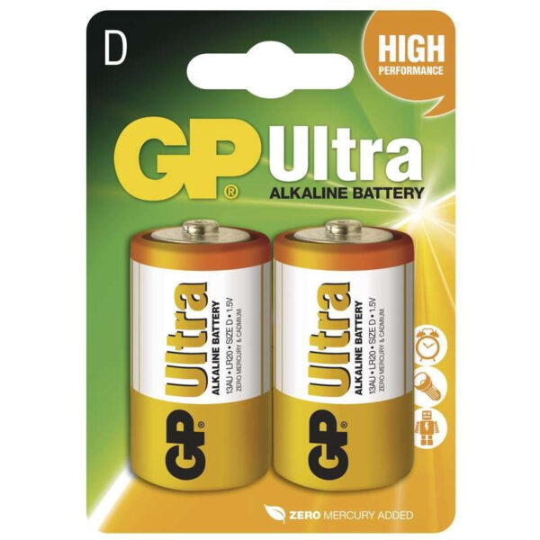 Bateria ultra alkaline LR20 D 1.5V 2SZ