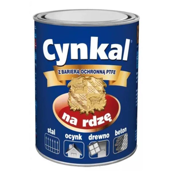 Gruntoemalia akrylowa cynkal 0,7L aluminiowa ciemna 9007