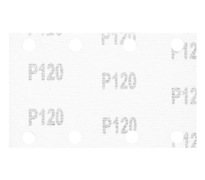 Papier ścierny prostokąt P120 130*80mm, 8 OTW. 5 szt.
