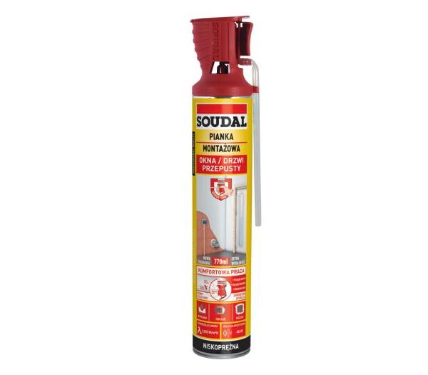 Pianka montażowa wężykowa Soudal genius GUN 770ml