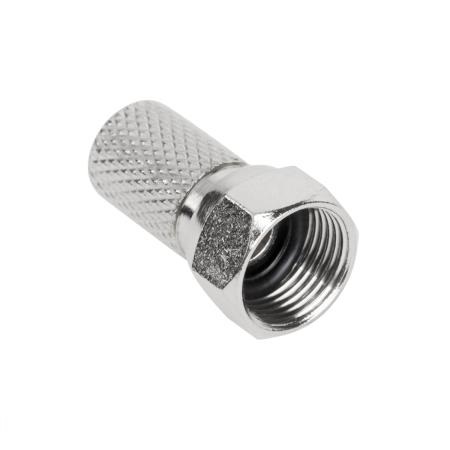 Wtyk F 6.8mm z uszczelką CU na RG6