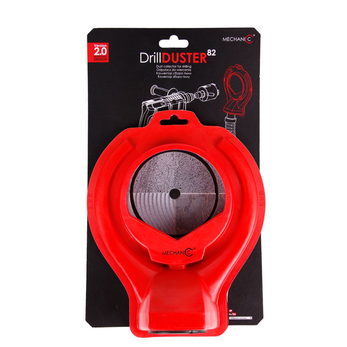 Drillduster, przystawka do otwornic, do odsysania pyłu