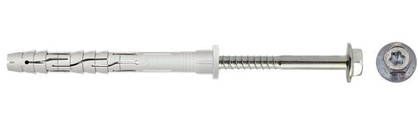 Dybel ramowy z wkrętem z łbem sześciokątnym+torx 8.0*140mm