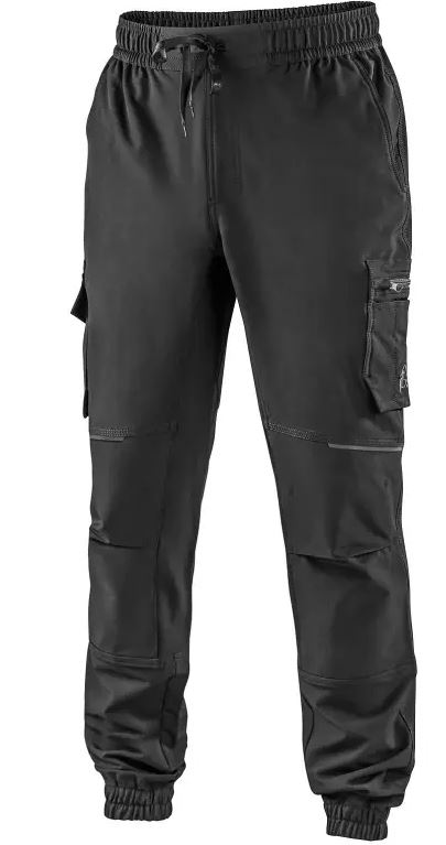 Spodnie CXS do pasa venator jogger, czarne rozm. 52
