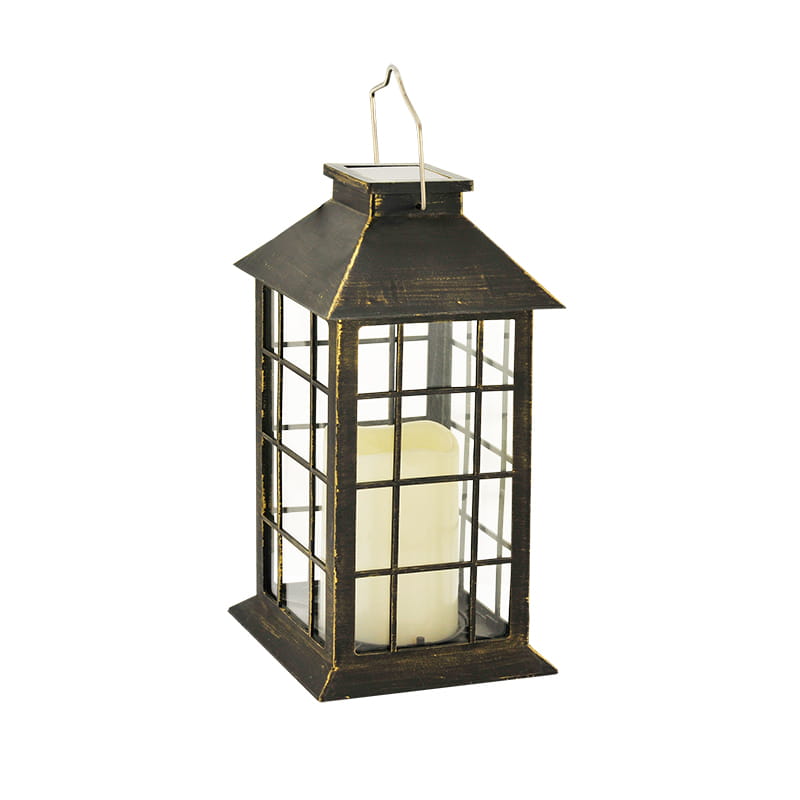 Lampa solarna LED latarenka patyna