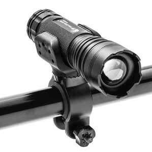 Latarka ręczna/rowerowa falcon EYE alpha, 450LM, 3*AAA, SET