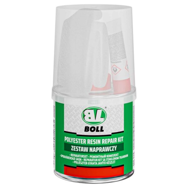 Zestaw naprawczy Boll 250g + utwardzacz 8g + mata 0,25M2.