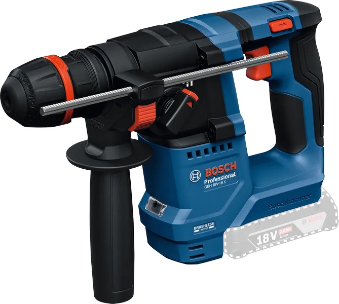 Młot udarowy obrotowy akumulatorowy SDS+ GBH 18V-18X 0*A