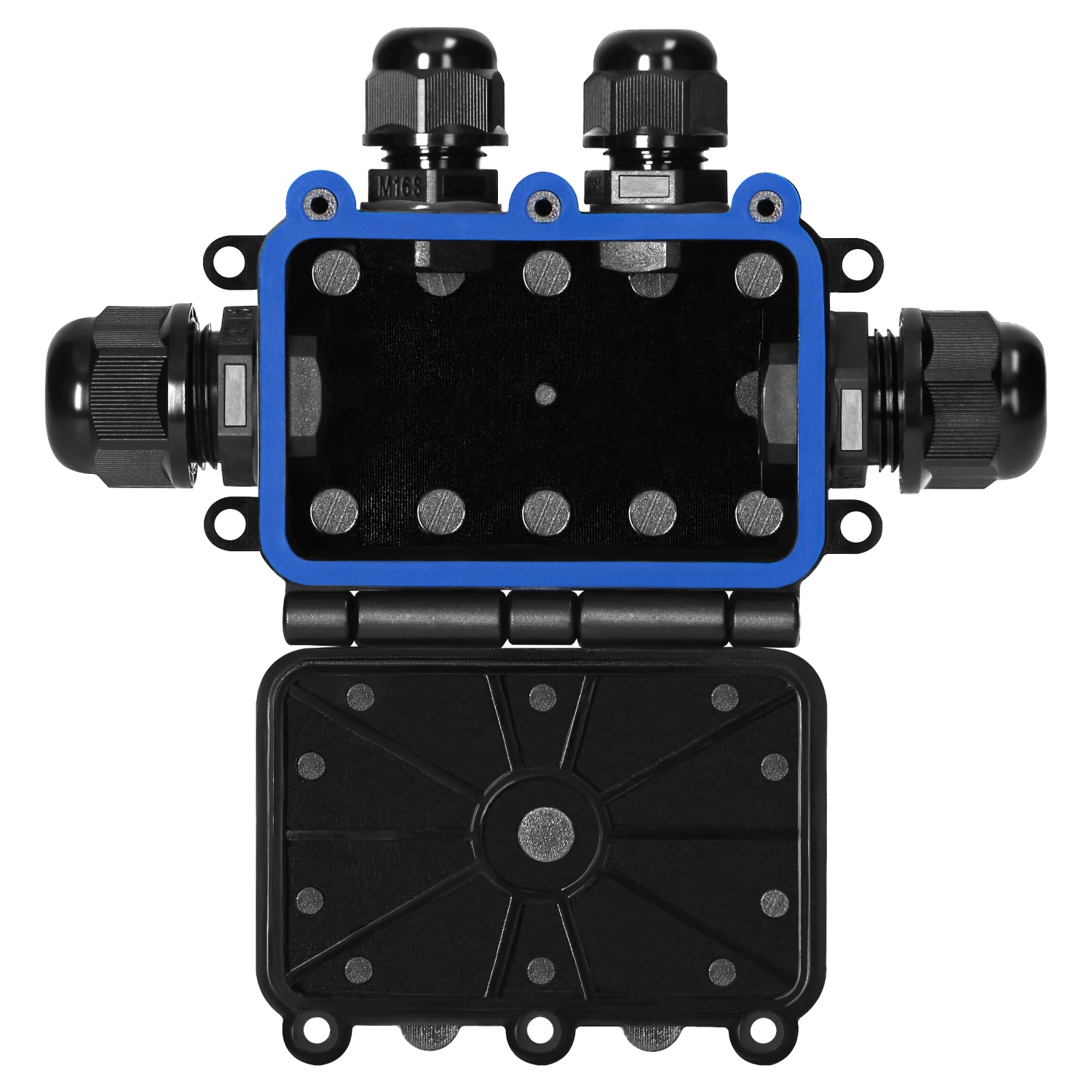 Puszka N/T IP68, 0.5-6.0MM2, 2 DŁA. M20, 1 DŁA. M16 układ T