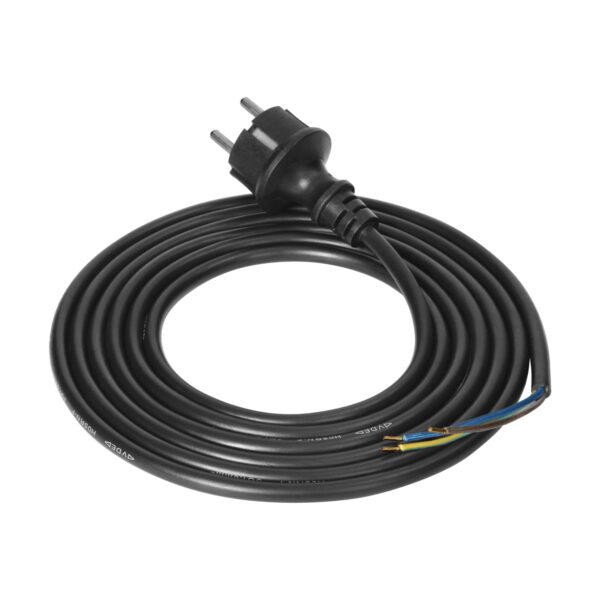 Przewód przyłączeniowy wtyczka guma 3*1.5MM2 IP44, 3M
