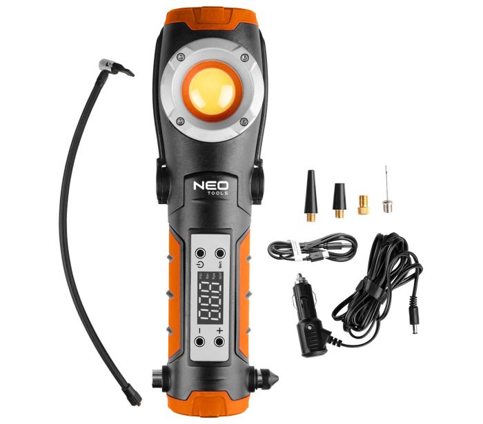 Lampa akumulatorowa 800LM z kompresorem