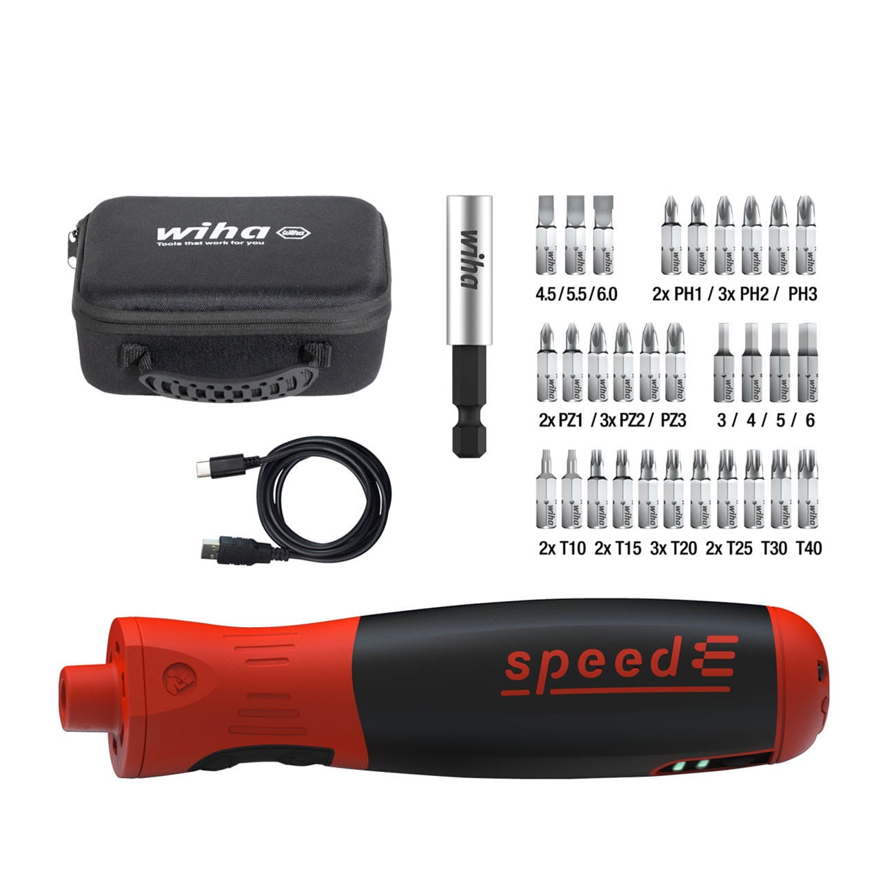 Wkrętak 3.7V speed-e pocket drive+bity OPK. świąteczne