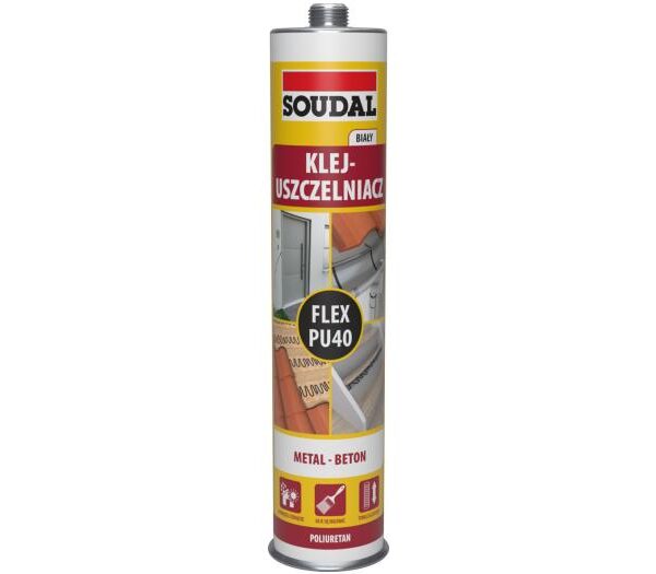 Klej uszczelniacz poliuretanowy flex PU 40 biały 300ml