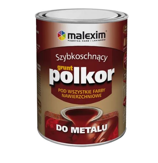 Szybkoschnący antykorozyjny grunt polkor czerwony T 3009 0,7