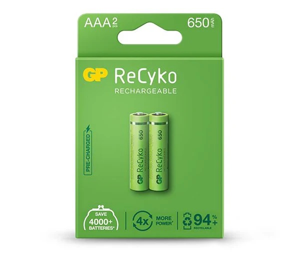 Akumulator recyko nimh 1,2V 650MAH AAA