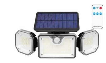 Naświetlacz LED 226 SMD solarny + PIR 9619