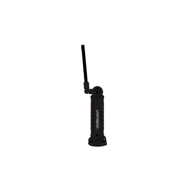 Latarka LED COB 3W+1W akumulator 0472