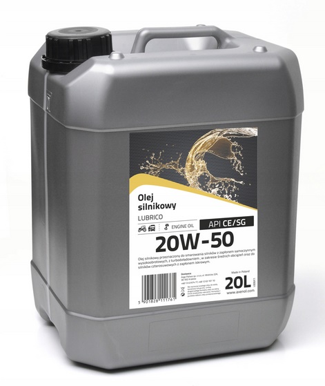 Olej Axenol lubrico CE/SG/20W50 20L