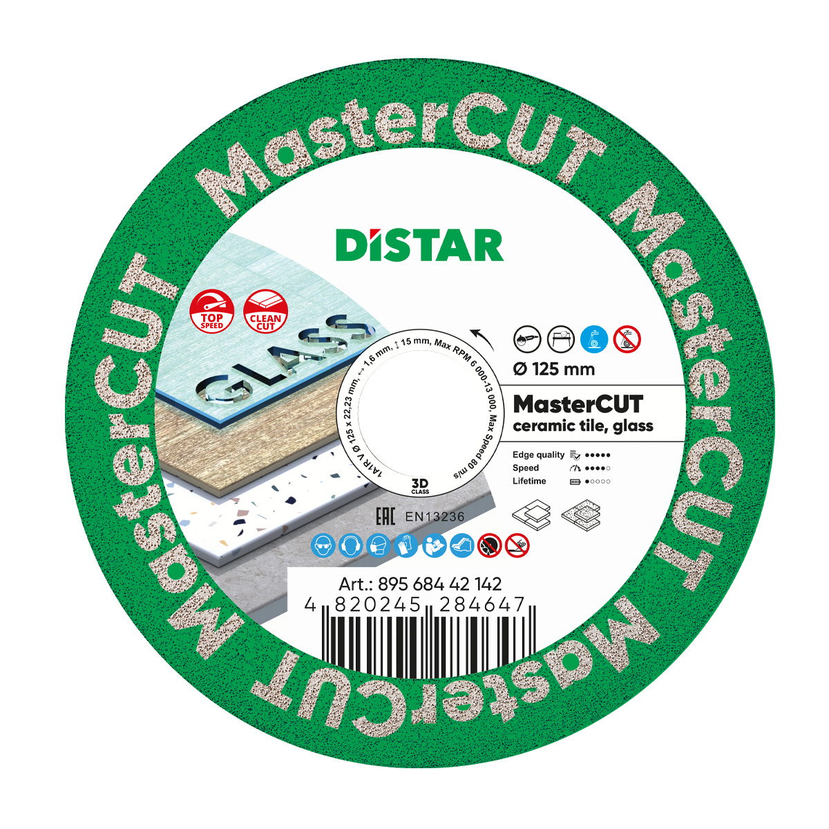 Tarcza diamentowa mastercut 125*1,6/1,0*15*22,23