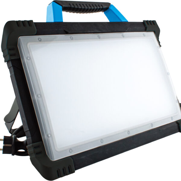 Naświetlacz LED SMD 80W,KLOSZ z POLIWĘGLANU,2 gniaza 230V