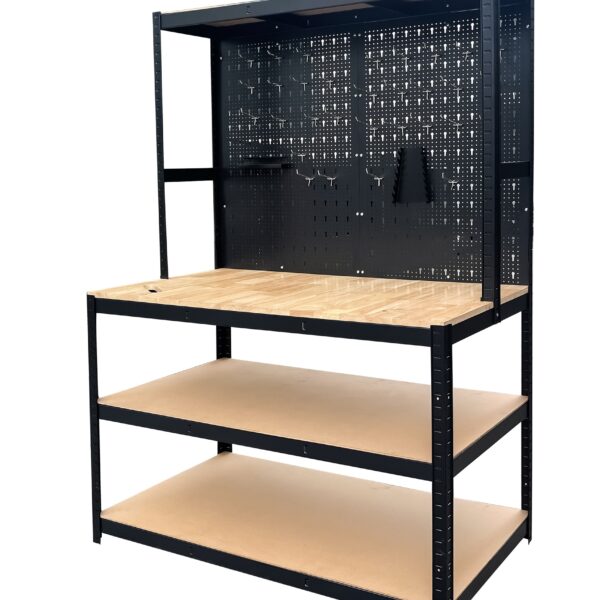 Stół warsztatowy black z perforacją 120*60*180cm