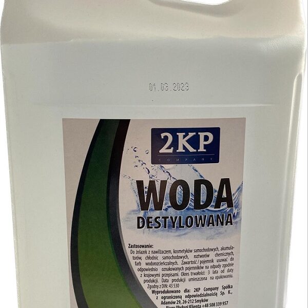 Woda destylowana 5L
