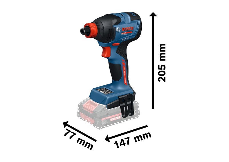 Klucz udarowy akumulatorowy 1/4'' EXDX18V-210 0*AH l-boxx