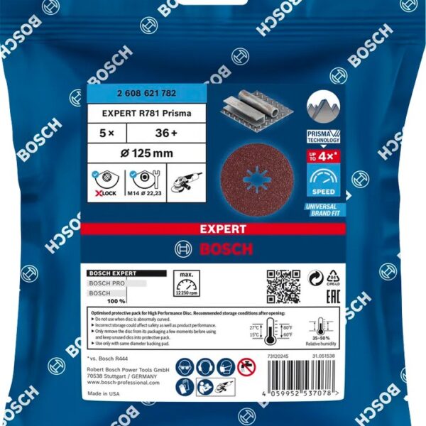 Krążek fibrowy expert prisma XL R781 36g 5szt.