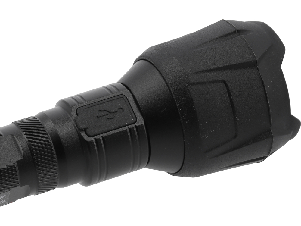 Latarka akumulatorowa 1000LM, ogumowana, usb-c