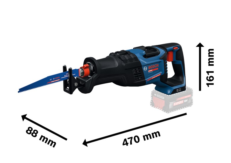 Piła szablasta akumulatorowa expert EXSA18V-32 0*AH