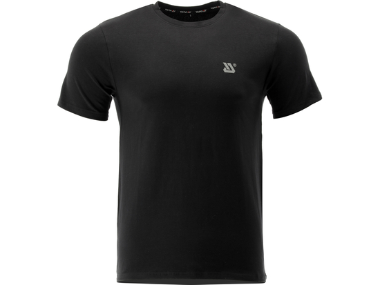 T-shirt tall czarny z elastanem R. XXL