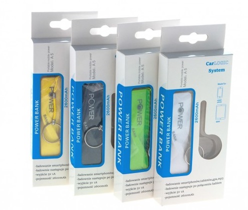 Power bank 2600MAH 5V 1A