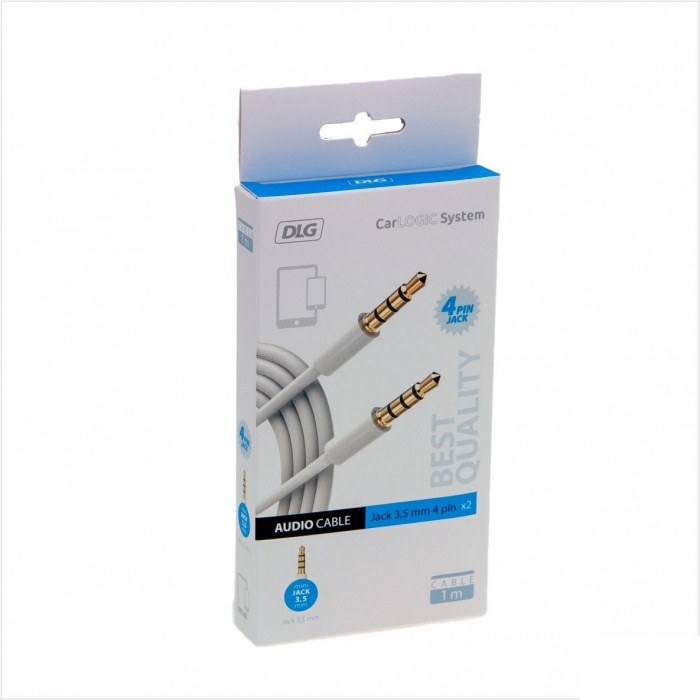 Kabel jack 3.5 - jack 3.5mm, 1M