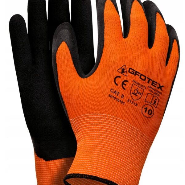Rękawice ochronne powlekane spienionym latexem/foam ROZ. 9